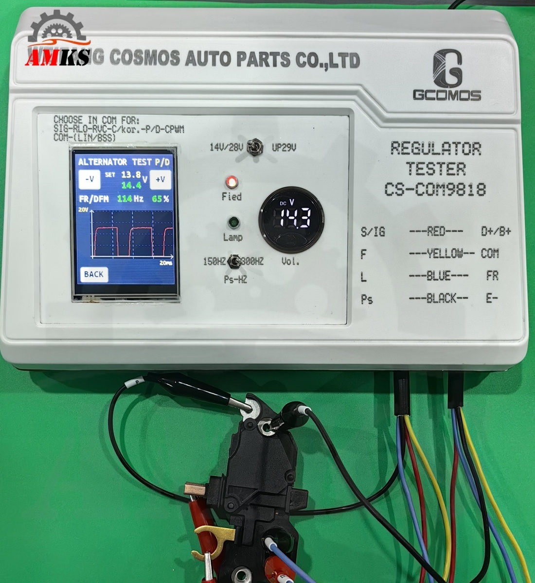 This is a picture of THE"L"INDICATOR LIGHT TEST METHOD